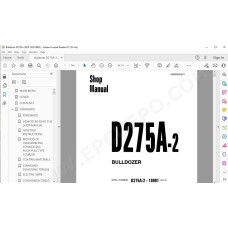 Komatsu Bulldozer D275A-2 service & repair manual