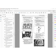 Komatsu Bulldozer D375A-5E0 service & repair manual