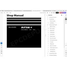 Komatsu Bulldozer D375Ai-8 service & repair manual