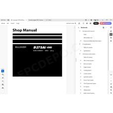 Komatsu Bulldozer D375Ai-8E0 service & repair manual