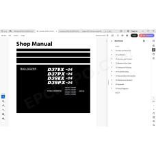 Komatsu Bulldozer D37EX-24 D37PX-24 D39EX-24 D39PX-24 service & repair manual