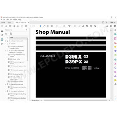 Komatsu Bulldozer D39EX-22 D39PX-22 service & repair manual