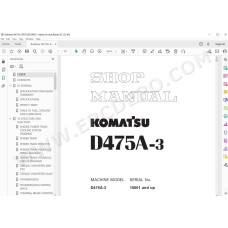 Komatsu Bulldozer D475A-3 service & repair manual