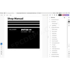 Komatsu Bulldozer D475A-8R service & repair manual