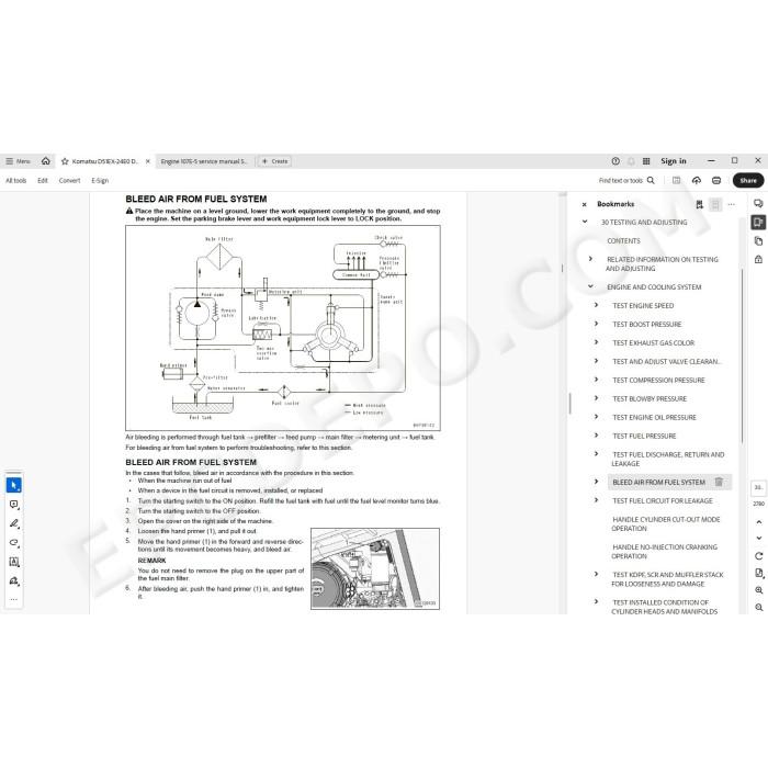 Komatsu Bulldozer D51EX-24E0 D51PX-24E0 service & repair manual