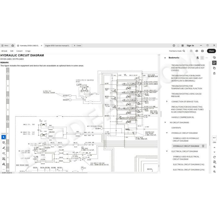 Komatsu Bulldozer D51EX-24E0 D51PX-24E0 service & repair manual