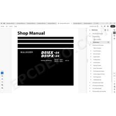 Komatsu Bulldozer D51EX-24 D51PX-24 service & repair manual