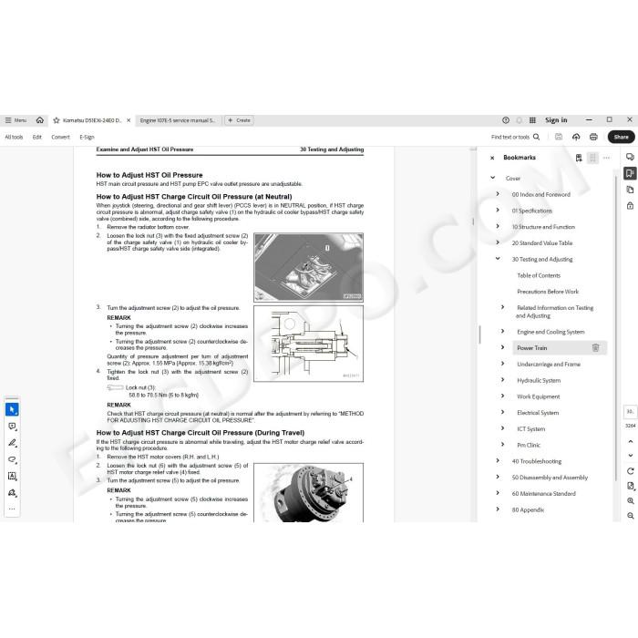 Komatsu Bulldozer D51EXi-24E0 D51PXi-24E0 service & repair manual