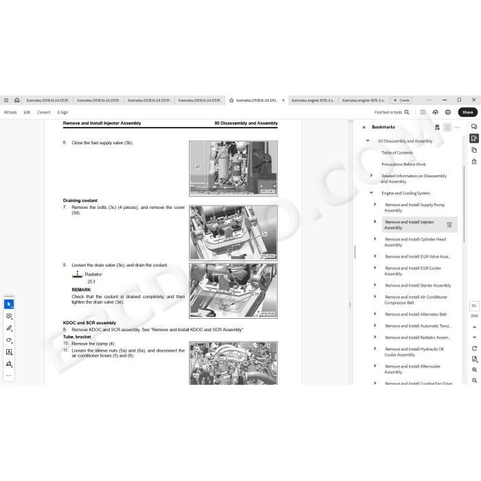 Komatsu Bulldozer D51EXi-24 D51PXi-24 service & repair manual