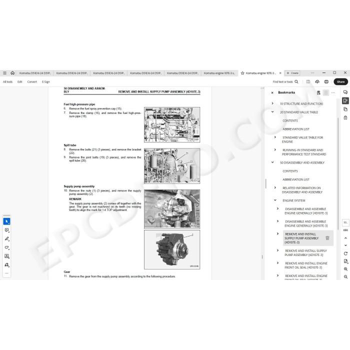 Komatsu Bulldozer D51EXi-24 D51PXi-24 service & repair manual