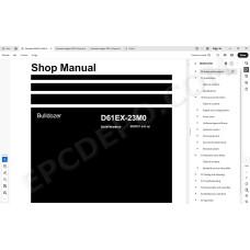 Komatsu Bulldozer D61EX-23M0 service & repair manual