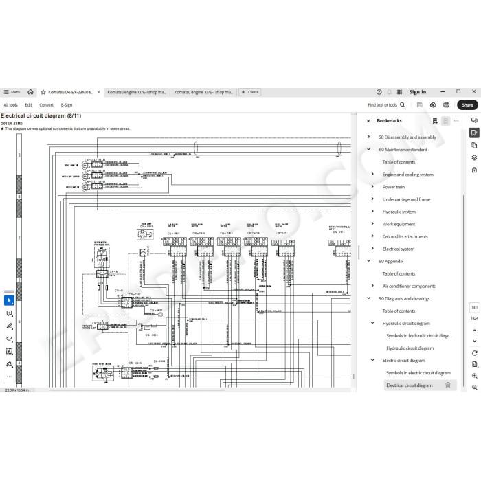 Komatsu Bulldozer D61EX-23M0 service & repair manual
