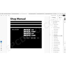 Komatsu Bulldozer D61EX-24 D61EX-24E0 D61PX-24 D61PX-24E0 service & repair manual