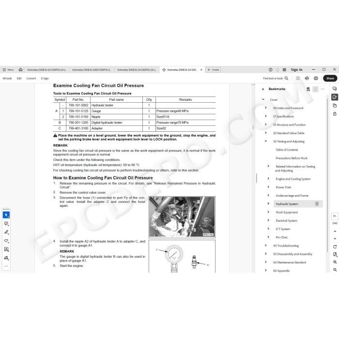 Komatsu Bulldozer D61EXi-24 D61EXi-24E0 D61PXi-24 D61PXi-24E0 service & repair manual