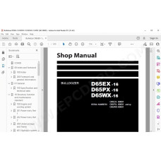 Komatsu Bulldozer D65EX-16 D65PX-16 D65WX-16 service & repair manual