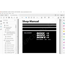 Komatsu Bulldozer D65EX-18 D65PX-18 D65WX-18 service & repair manual