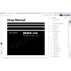 Komatsu Bulldozer D65EX-18M0 service & repair manual