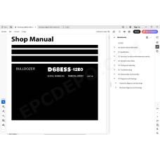 Komatsu Bulldozer D68ESS-12E0 service & repair manual