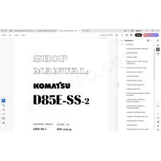 Komatsu Bulldozer D85E-SS-2 service & repair manual