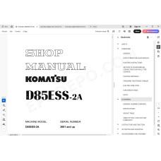Komatsu Bulldozer D85ESS-2A service & repair manual