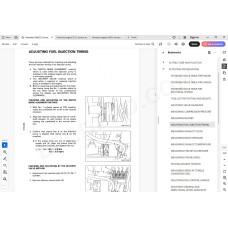 Komatsu Bulldozer D85ESS-2A service & repair manual