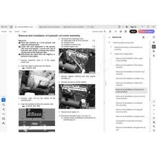 Komatsu Bulldozer D85ESS-3 service & repair manual