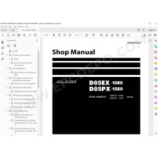 Komatsu Bulldozer D85EX-15E0 D85PX-15E0 service & repair manual
