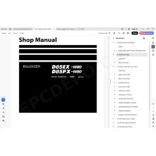 Komatsu Bulldozer D85EX-18E0 D85PX-18E0 service & repair manual