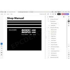 Komatsu Bulldozer D85EXi-18E0 D85PX-18iE0 service & repair manual