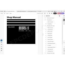 Komatsu Bulldozer D85EXi-18 D85PX-18i service & repair manual
