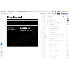 Komatsu Demining Dozer D85MS-15 service & repair manual