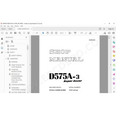 Komatsu Dozer D575A-3 service & repair manual