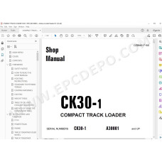 Komatsu Compact Track Loader CK30-1 service & repair manual