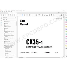 Komatsu Compact Track Loader CK35-1 service & repair manual