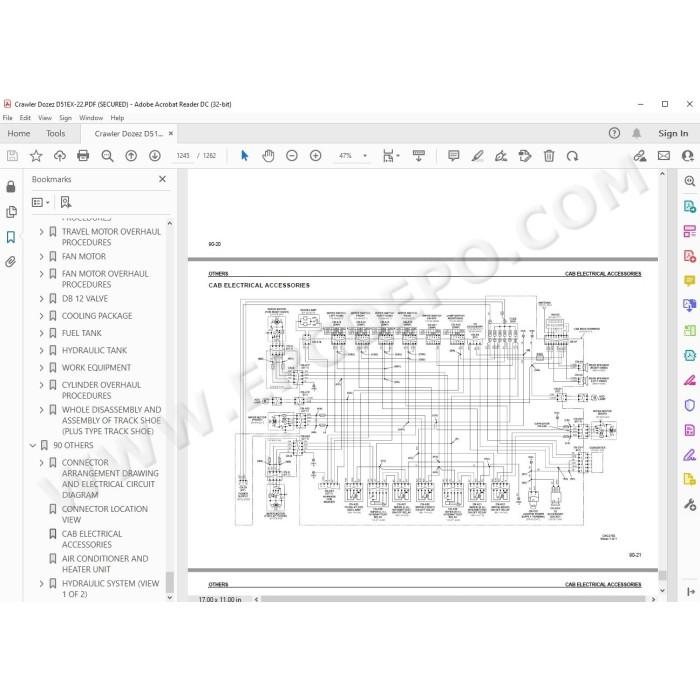 Komatsu Crawler Dozer D51EX-22 D51PX-22 service & repair manual