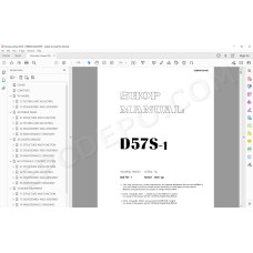 Komatsu Crawler Loader D57S-1 service & repair manual