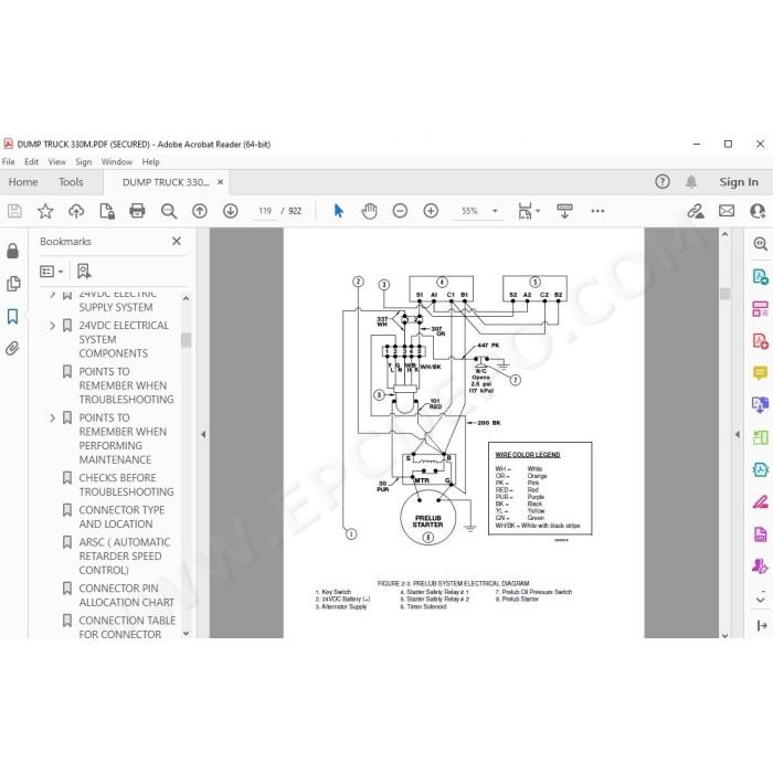Komatsu Dump Truck 330M service & repair manual