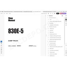 Komatsu Dump Truck 830E-5 service & repair manual