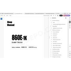 Komatsu Dump Truck 860E-1K service & repair manual