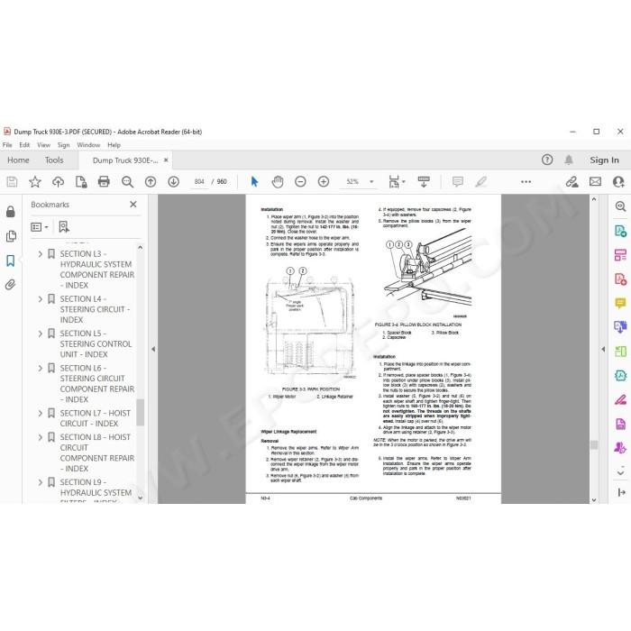 Komatsu Dump Truck 930E-3 service & repair manual