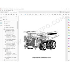 Komatsu Dump Truck 930E-3SE 930E-4 service & repair manual