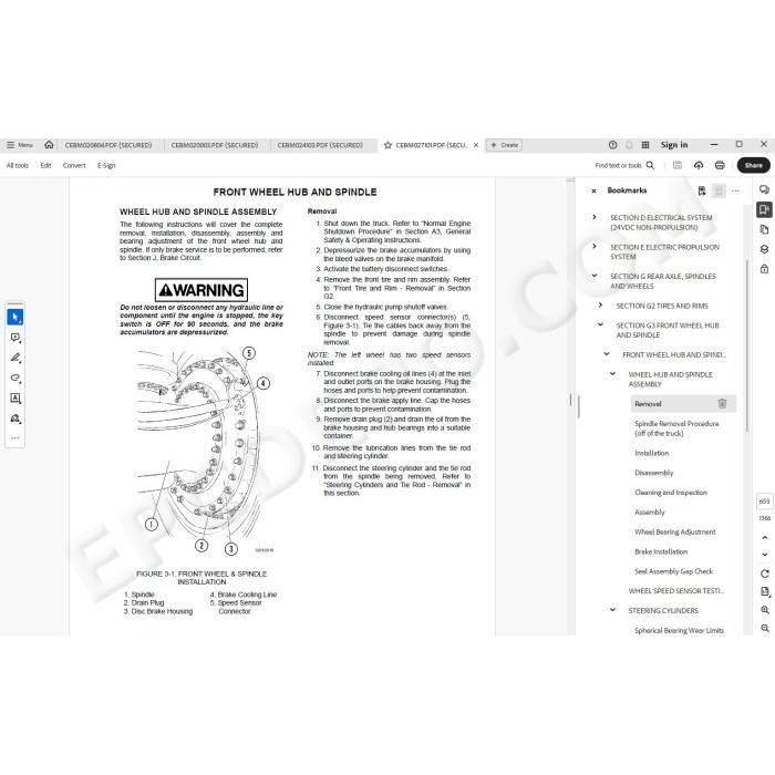 Komatsu Dump Truck 930E-4SE service & repair manual