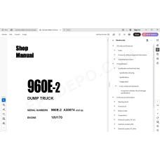 Komatsu Dump Truck 960E-2 service & repair manual