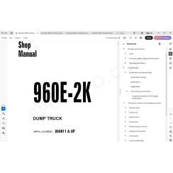 Komatsu Dump Truck 960E-2K service & repair manual