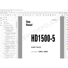 Komatsu Dump Truck HD1500-5 service & repair manual