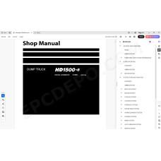 Komatsu Dump Truck HD1500-8 service & repair manual