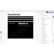Komatsu Dump Truck HD1500-8E0 service & repair manual
