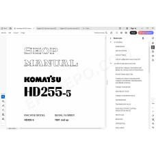 Komatsu Dump Truck HD255-5 service & repair manual