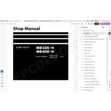 Komatsu Dump Truck HD325-7R HD405-7R service & repair manual