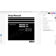 Komatsu Dump Truck HD465-7E0 HD605-7E0 service & repair manual